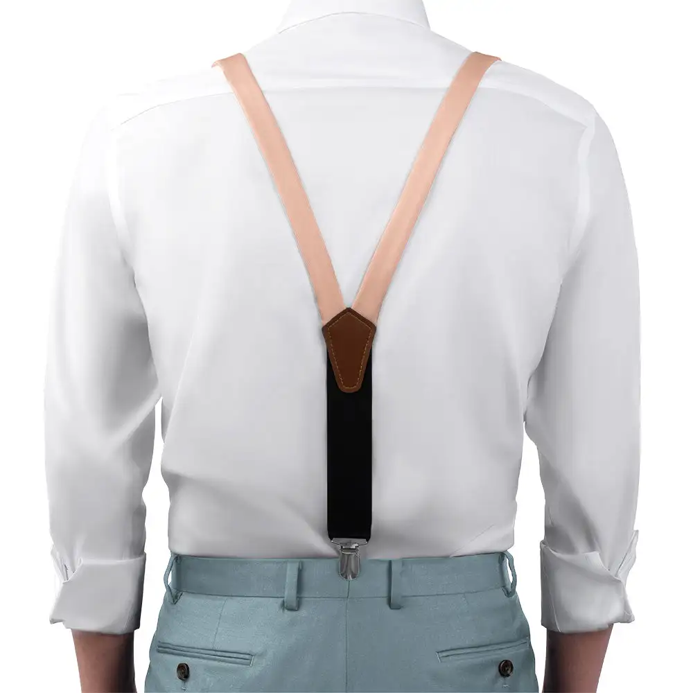 Bold Timeless Solid Tone Suspenders