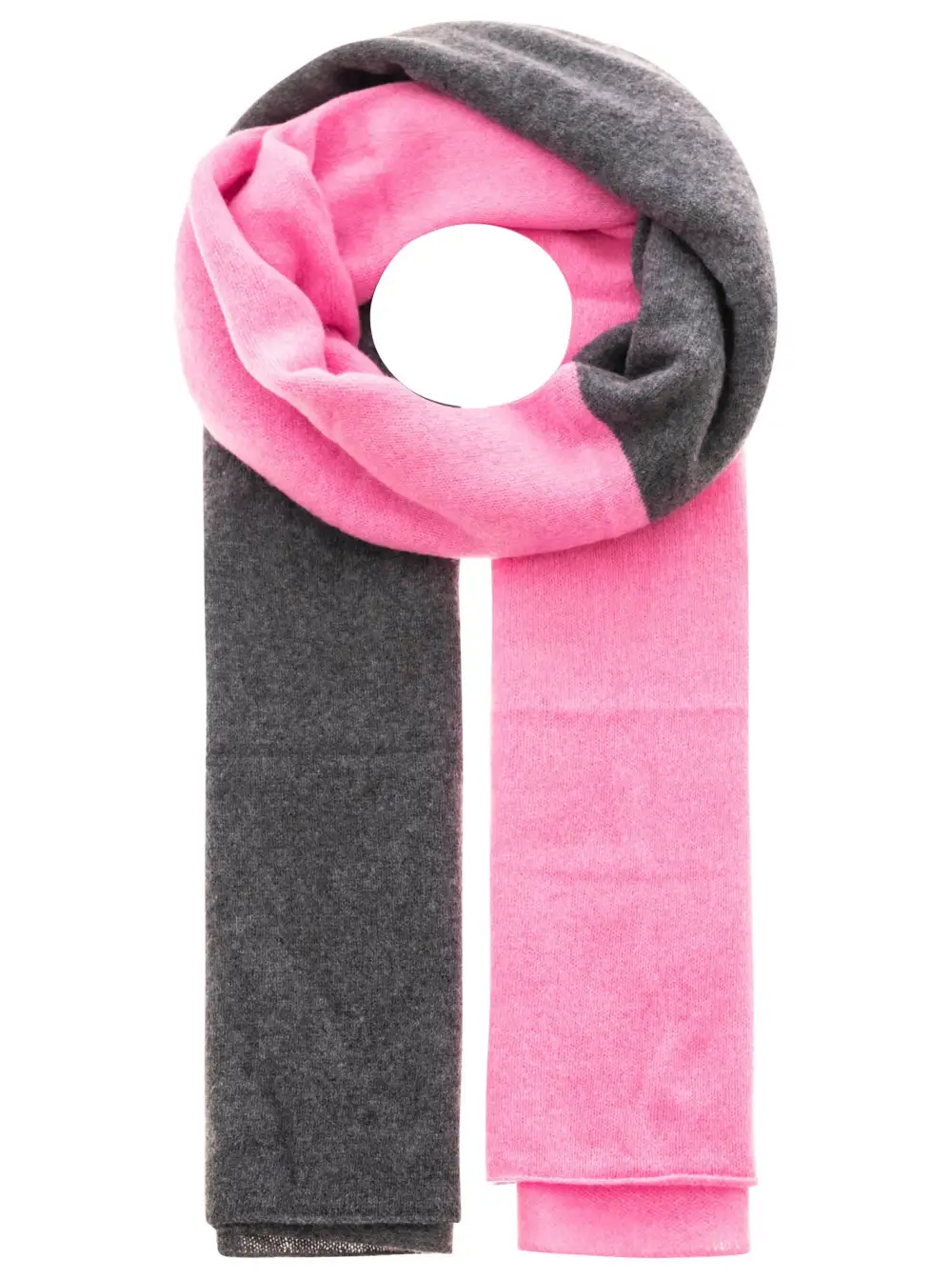 Structured Cashmere Heart Pattern Fashion Scarf