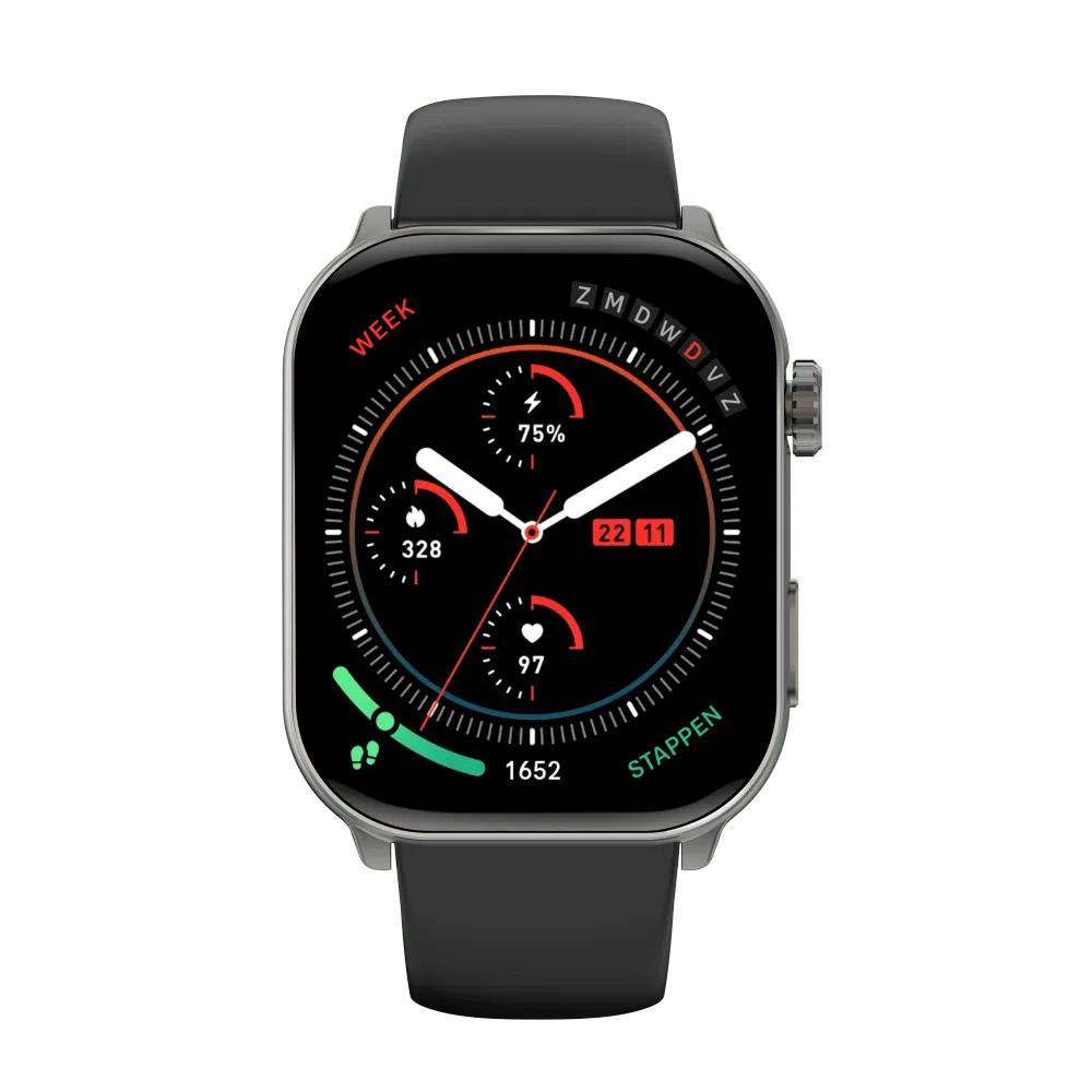 Bluetooth Calling Smart Watch with Health Tracking, 10-Day Battery & IP68 Waterproof for iPhone & Android