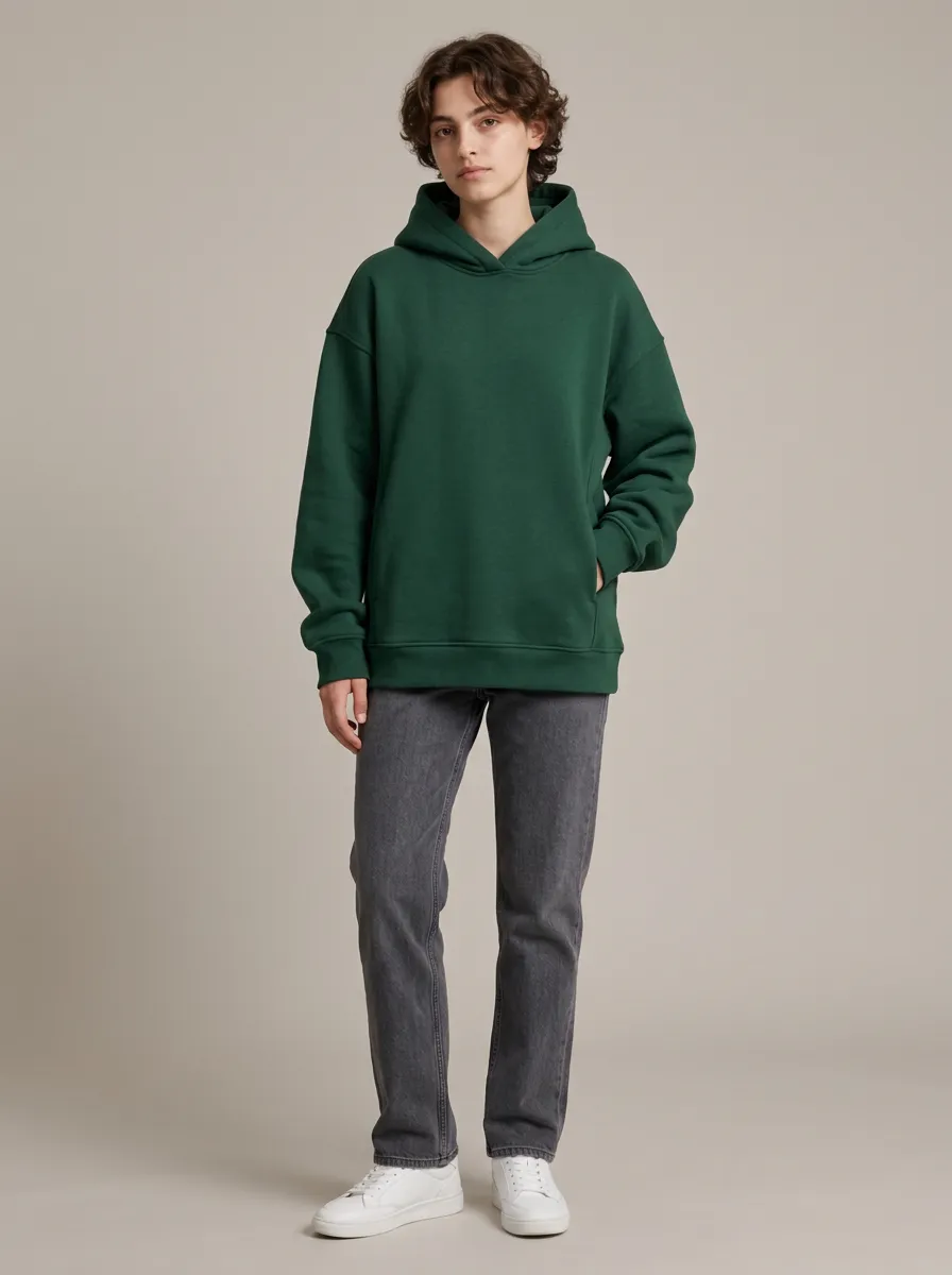 Clean Style Unisex Casual Hoodie