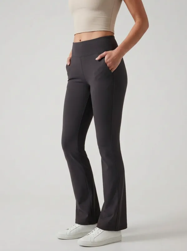 Refined Mid-Rise Women's Stretch Mid-Rise Pants