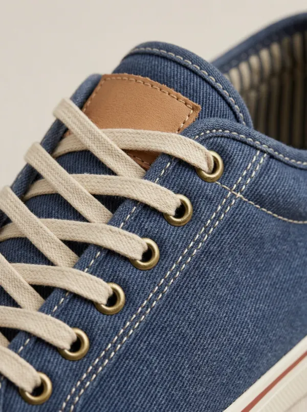 Relaxed Textured Shape Men's Canvas Shoes