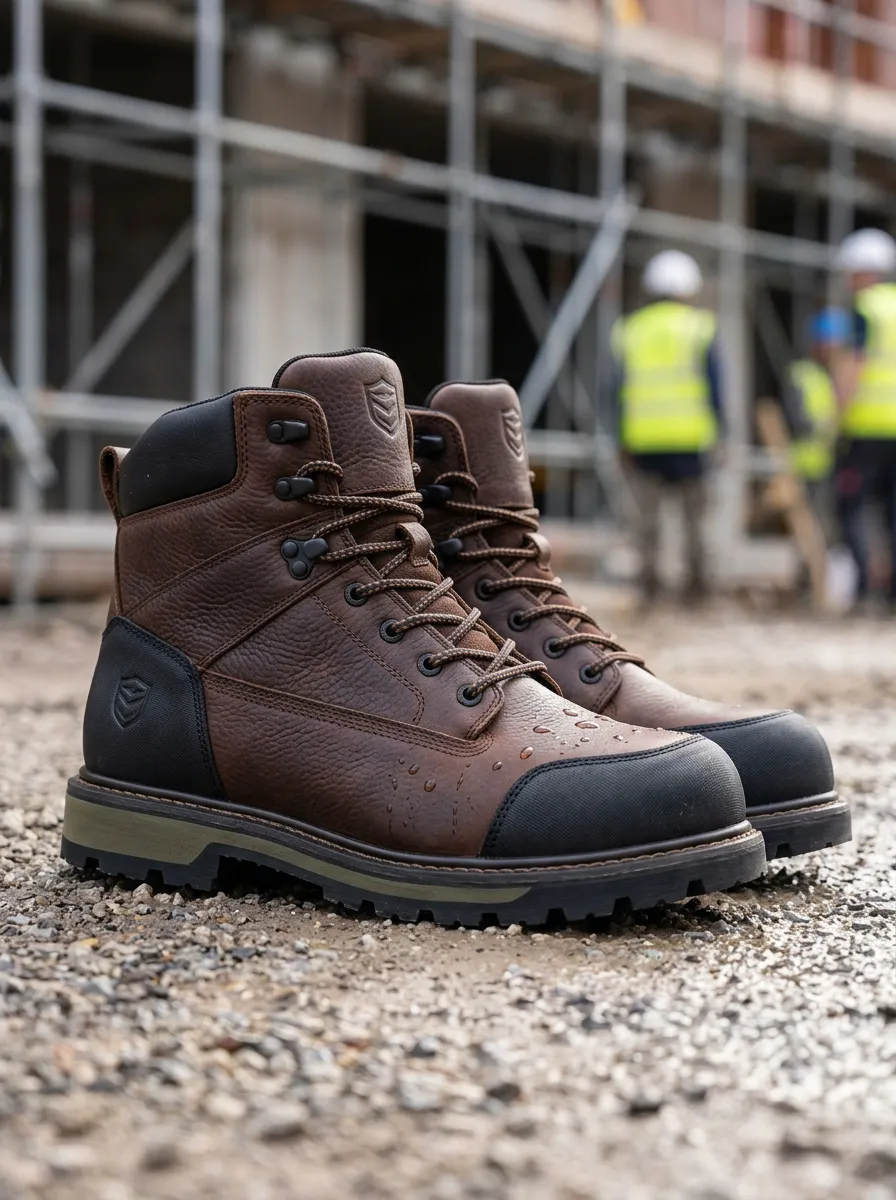 Everyday Construction Detail Men' Waterproof Work Boots