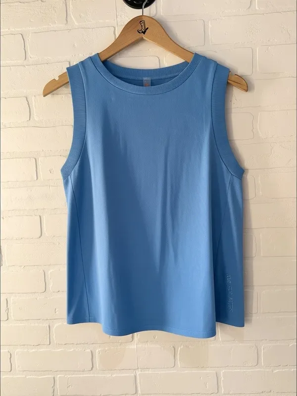 Ribbed Scoop Neck Tank