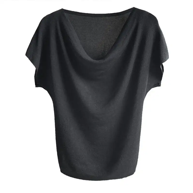 Loose V Neck Short Sleeve T-Shirt
