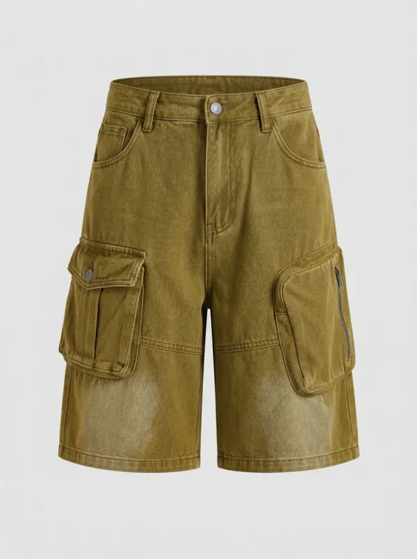 Cargo Washed Men's Cargo Shorts