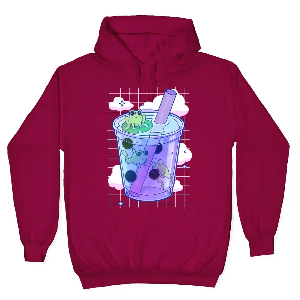 Laidback Boba Frog Pullover Hoodie