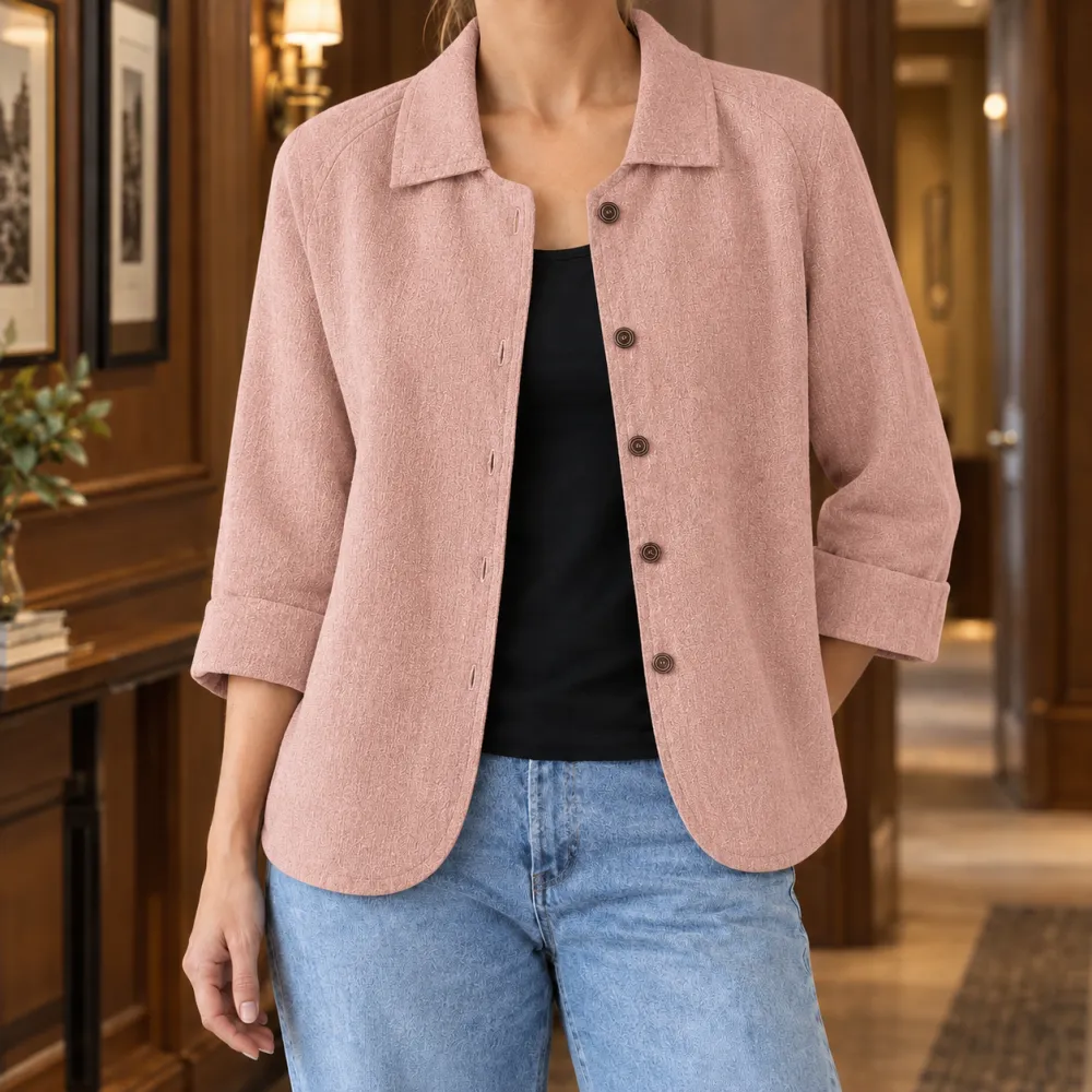 Hip-Length Relaxed Blazer