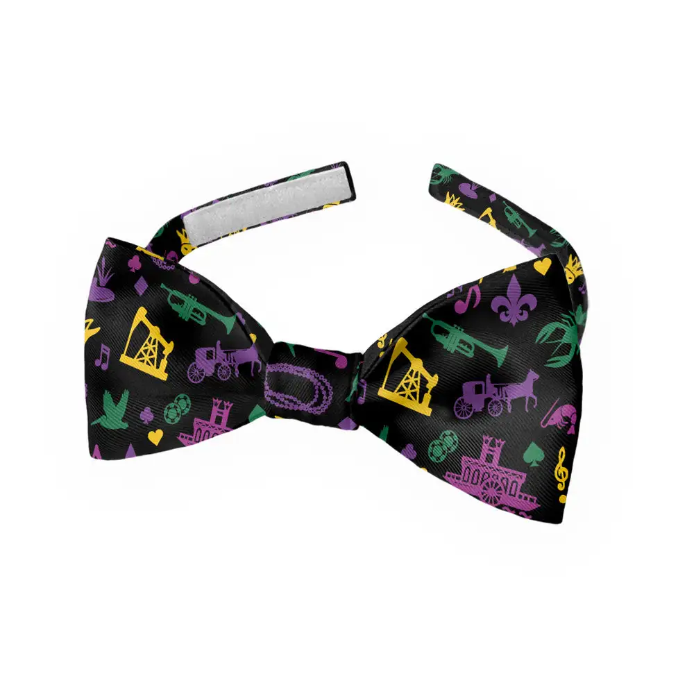 Pelican Crawfish Heritage Motif Bow Tie