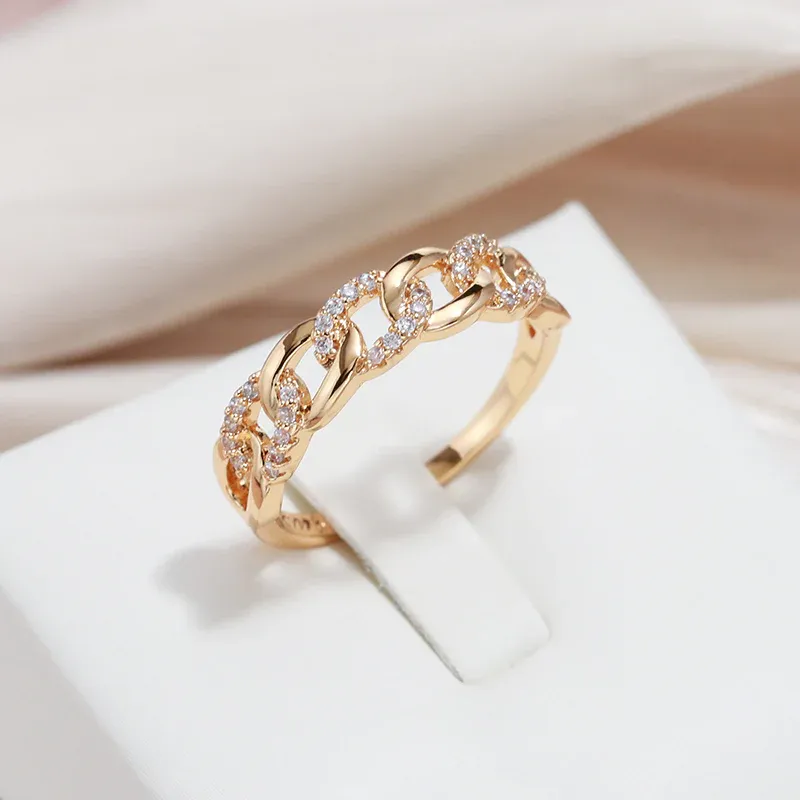Chain Link Maille Statement Ring