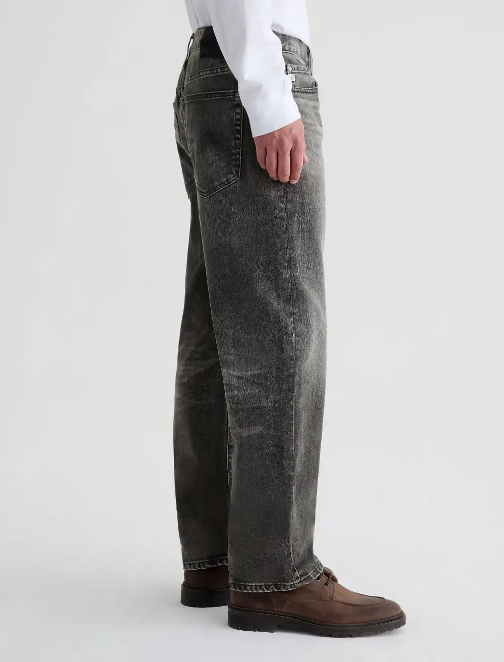 Men's Straight Worn In Jeans