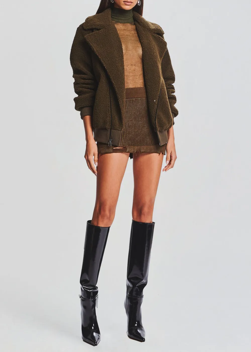 Soft Teddy Fabric Jacket