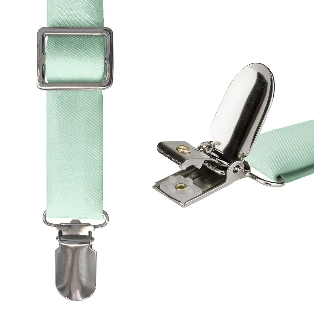 Bold Neat Solid Tone Suspenders
