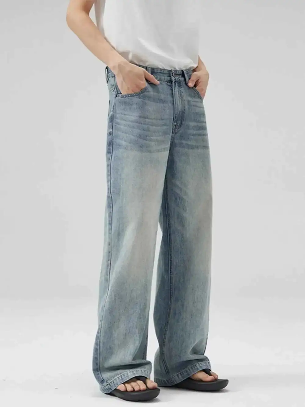 Clean Look Wide Leg Jeans