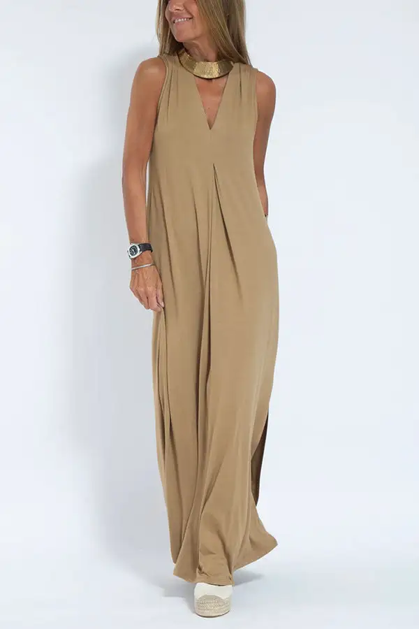 Elowen Flowy Maxi Comfort Dress