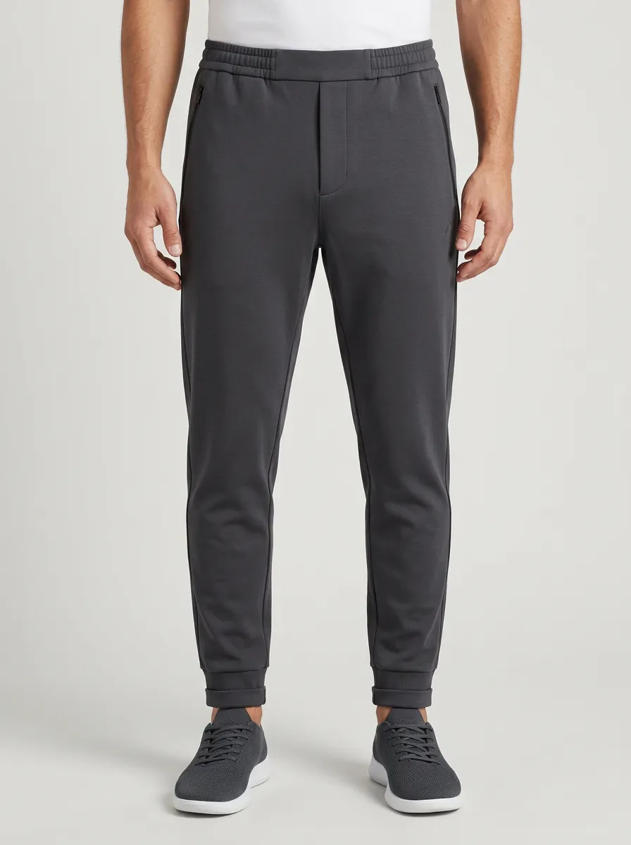 Functional Slim Fit Athletic Casual Look Men's Sweatpants