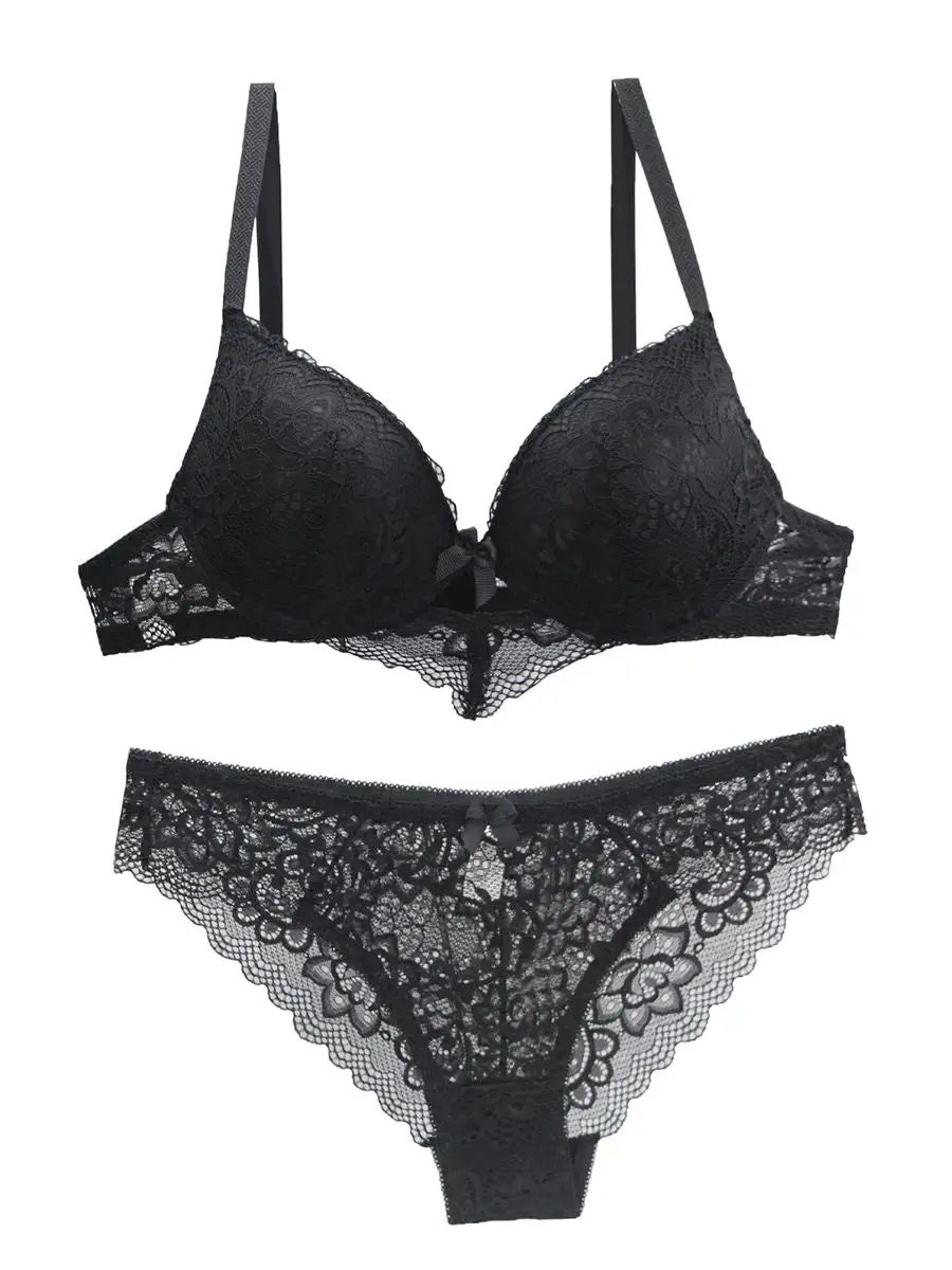 Push-Up Lace Matching Lingerie Set