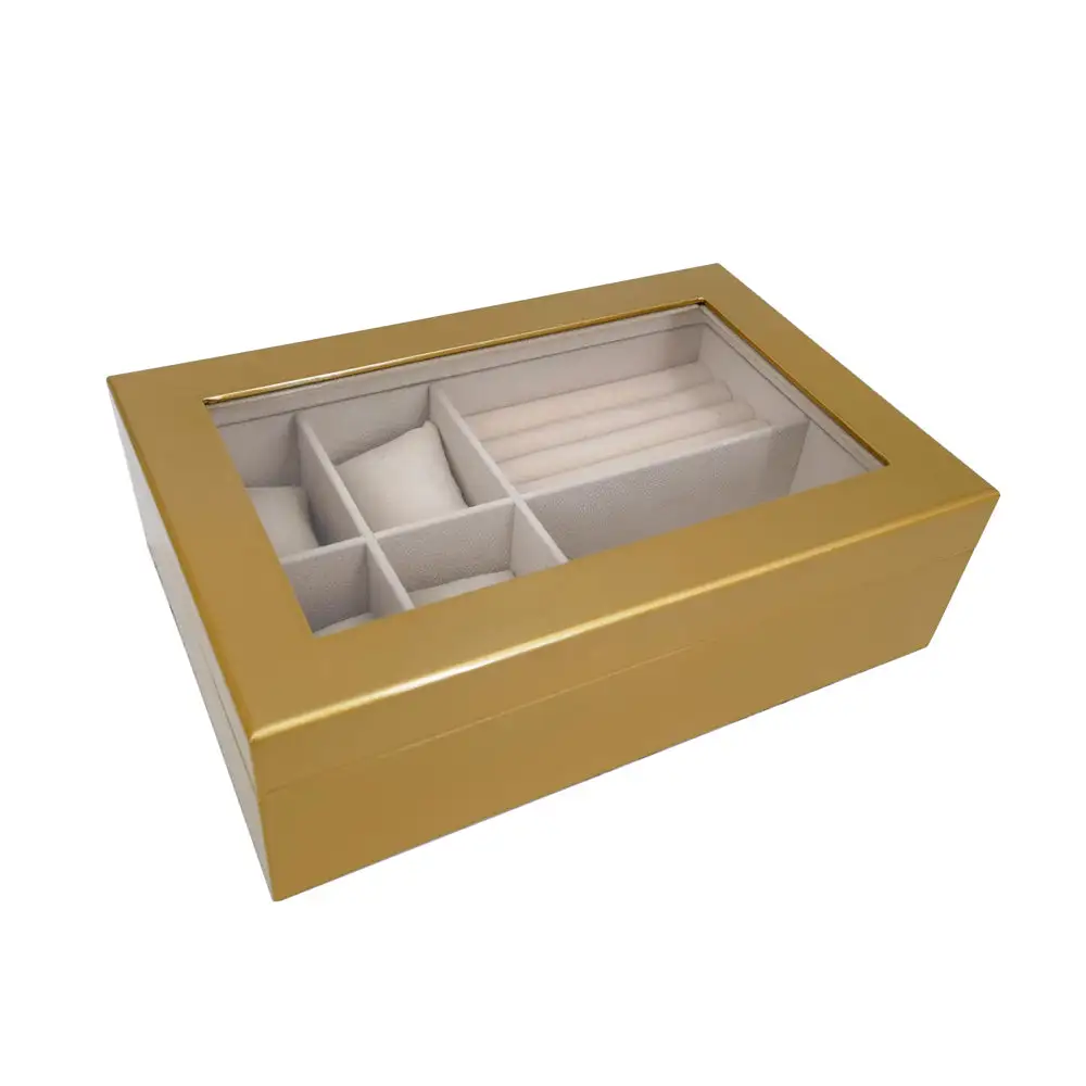 Glass Top Jewelry Box