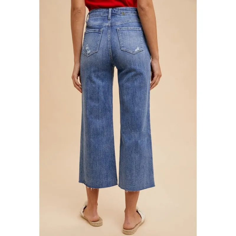 High-Rise Wide Leg Jeans