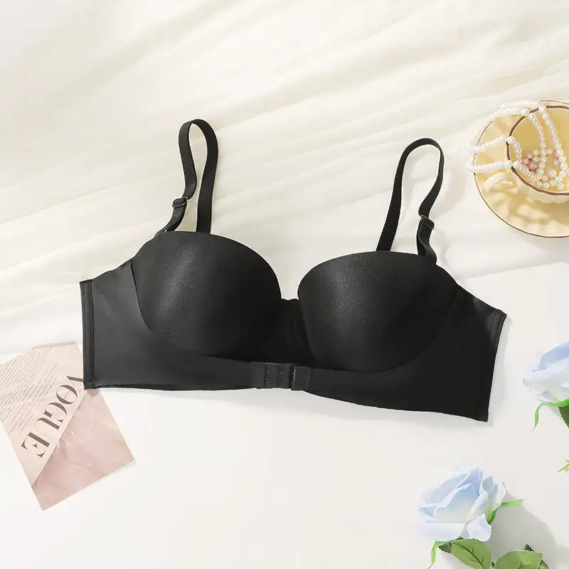 Full-Coverage Wire-Free Lace Lingerie Bra