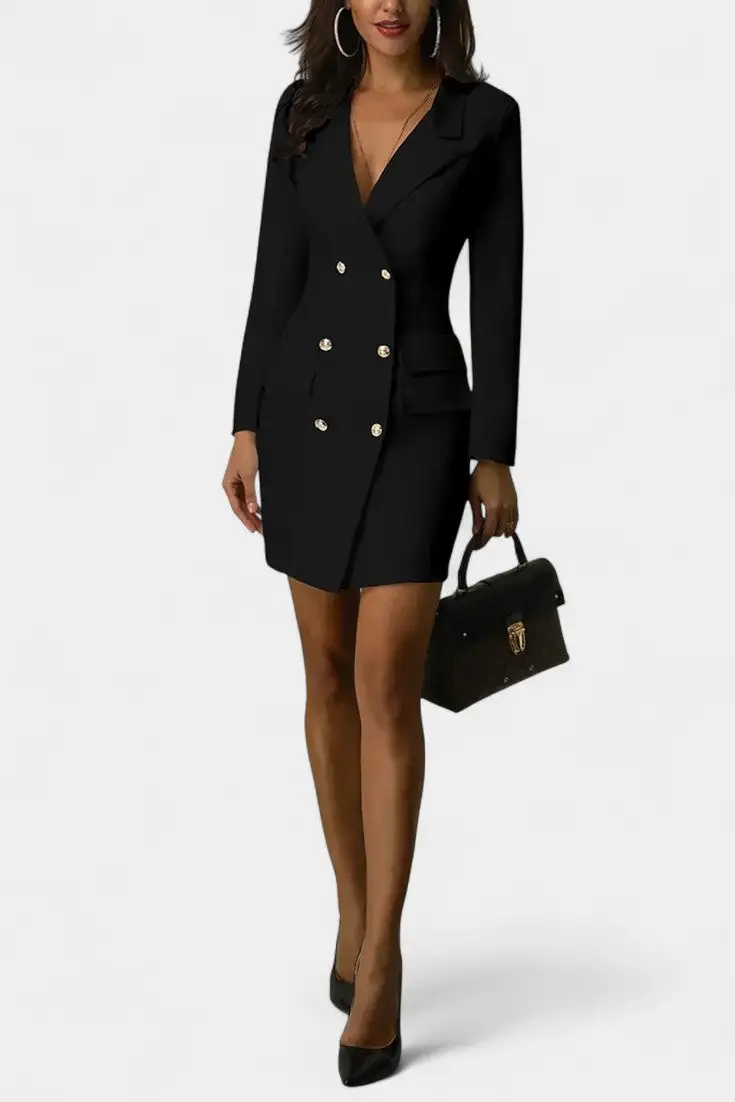 Blazer-Style Casual Dress