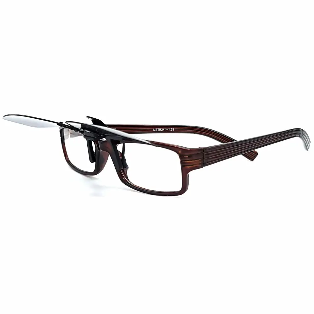 56mm Polarized Flip-Up Clip-On Sunglasses