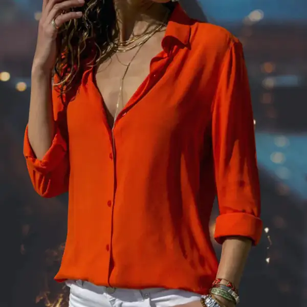 Everyday Polish Flowing Blouse