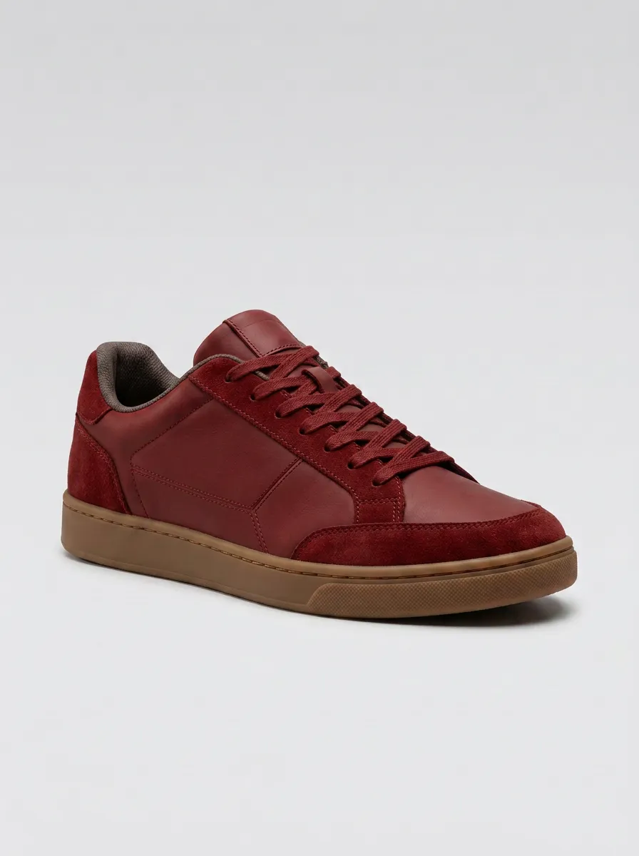 Men's Refined Leisure Lace-Up Skate Shoes