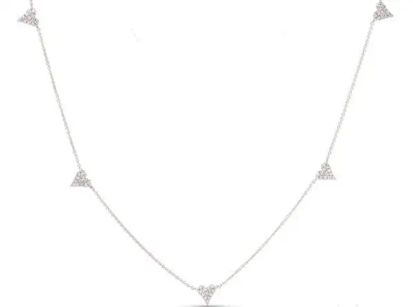 Classic Detailed Heart Diamond Necklace