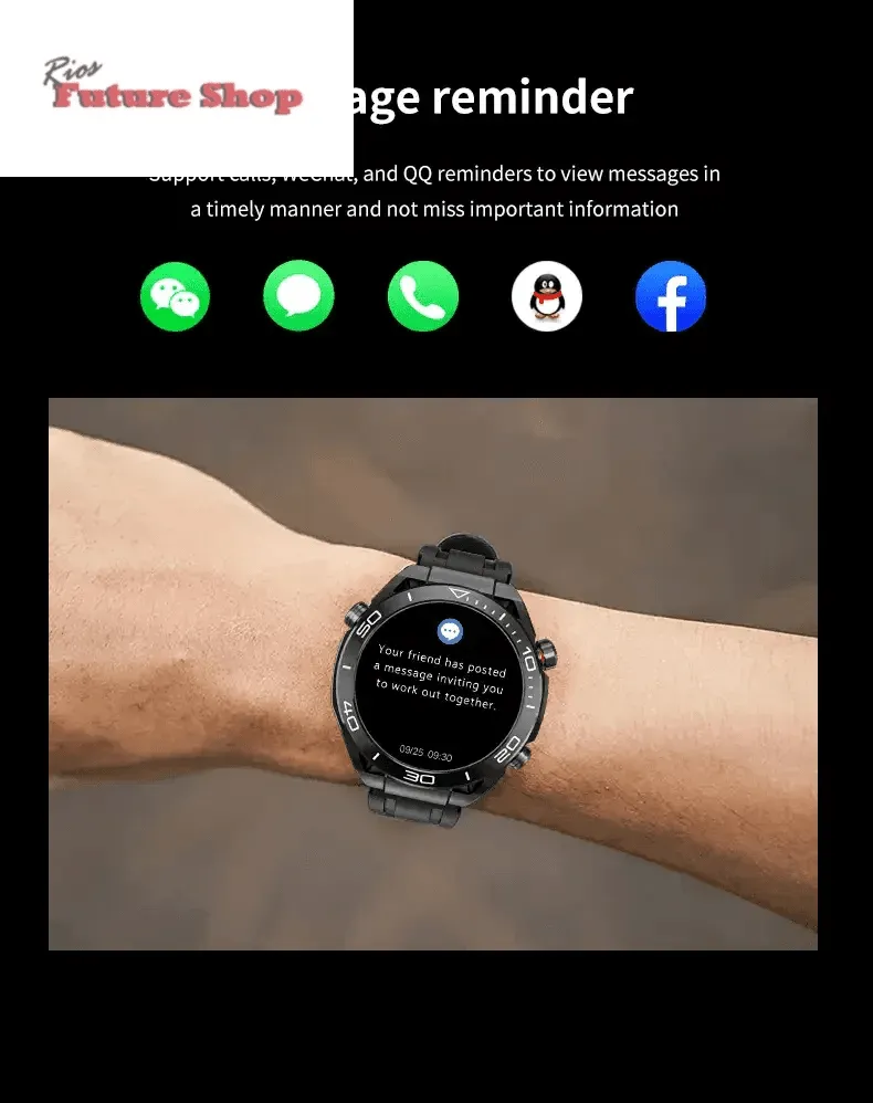 GS Ultimate Full Touch Screen Smartwatch