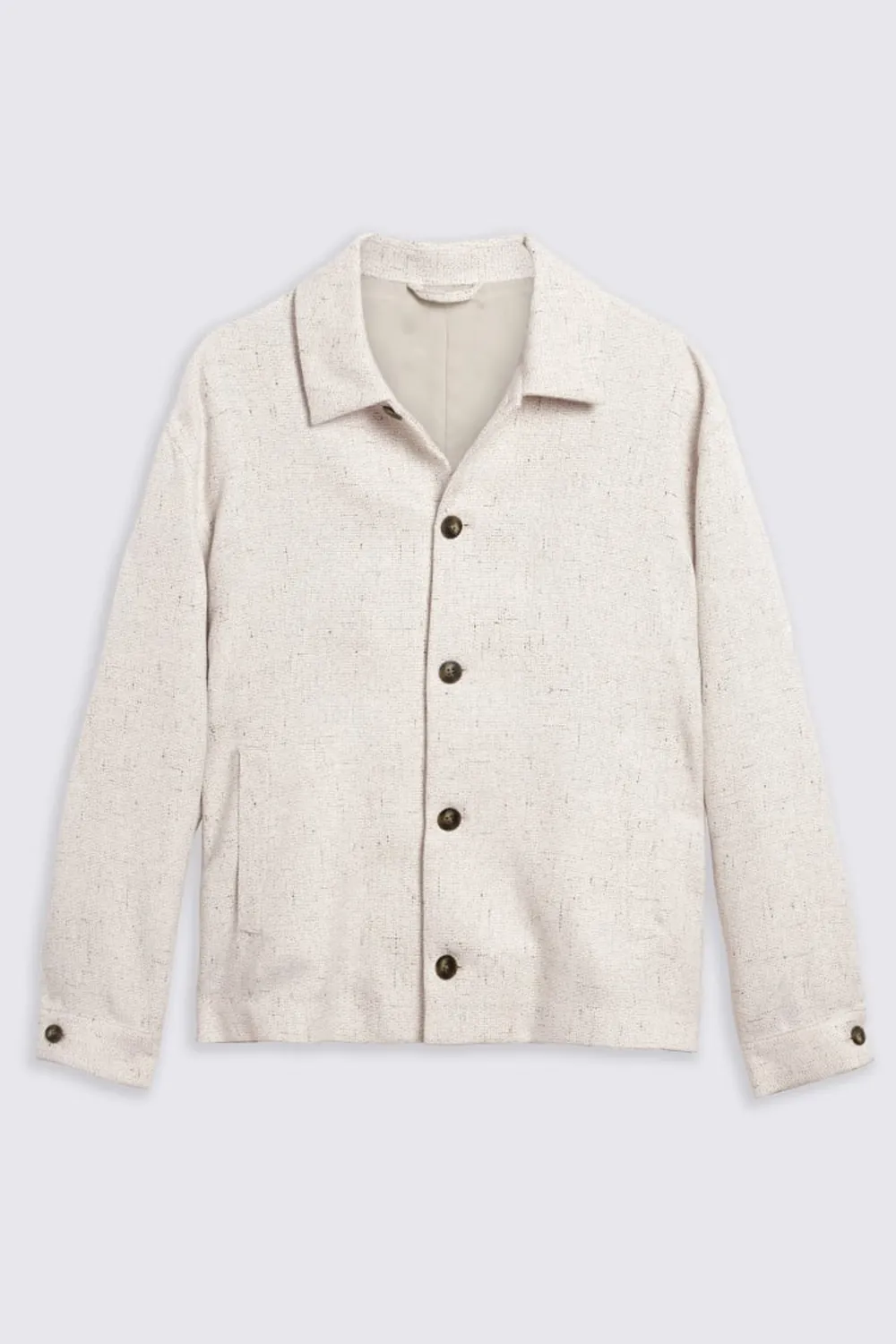 Textured Multi-Functional Men's Outerwear In Neutral Tones
