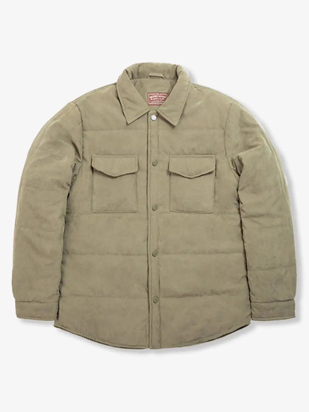 Men's Padded Suede Texture Casual Coat