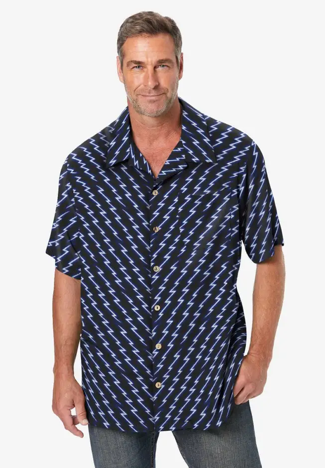 Printed Camp Shirt