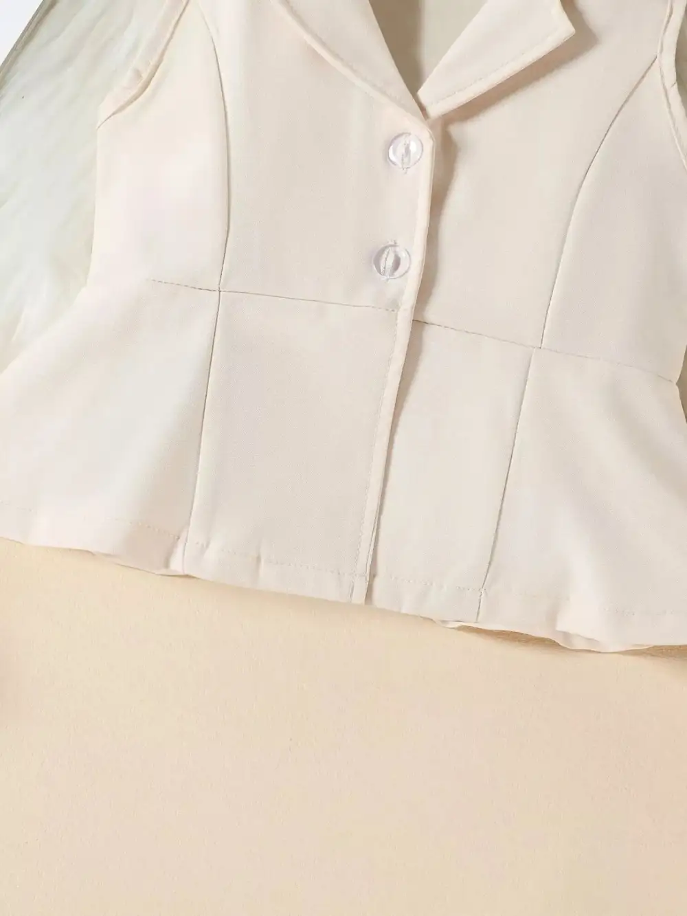 Sleeveless Blazer & Flare Pants Set