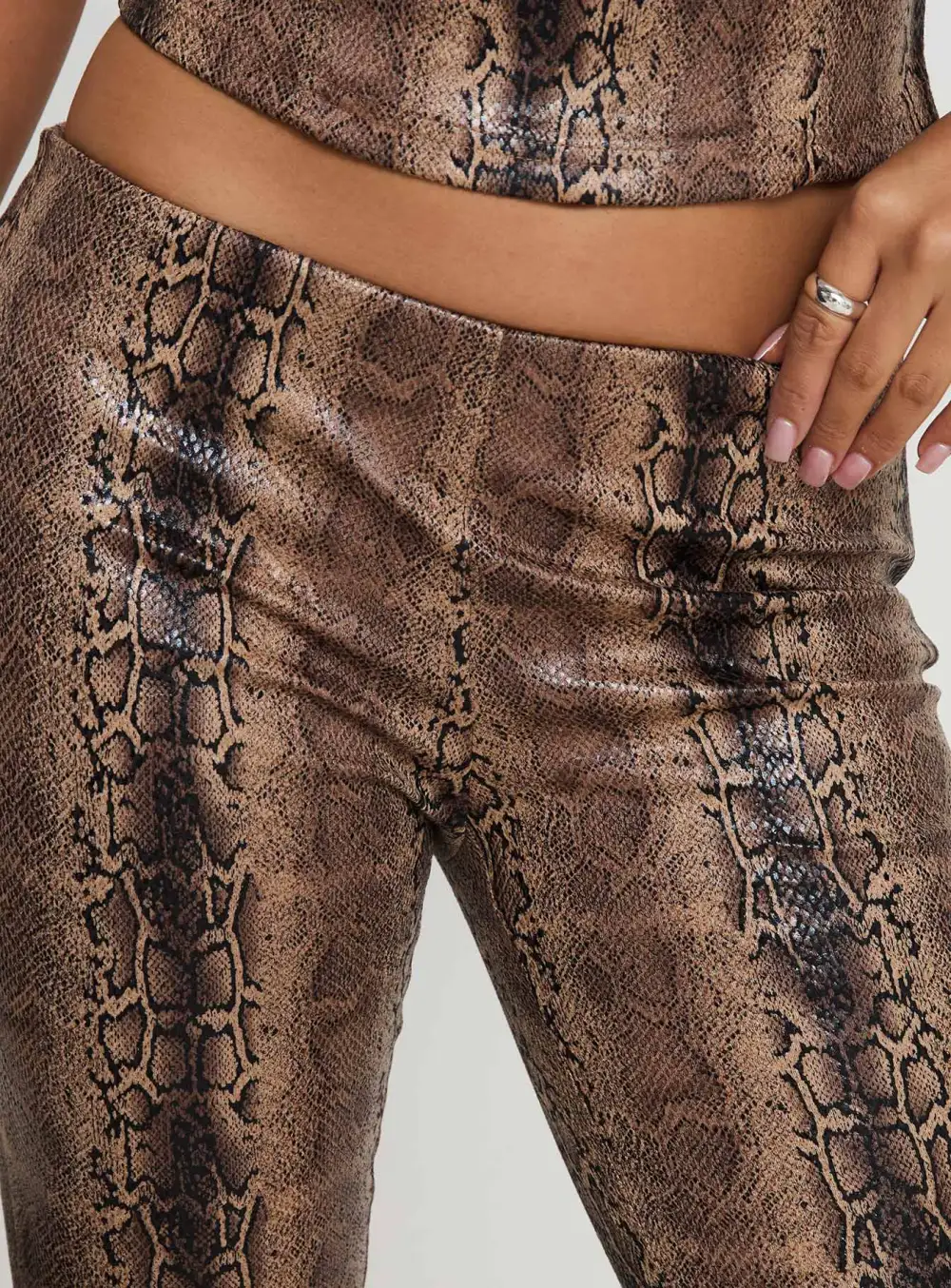 Slither Snake Flared Pants