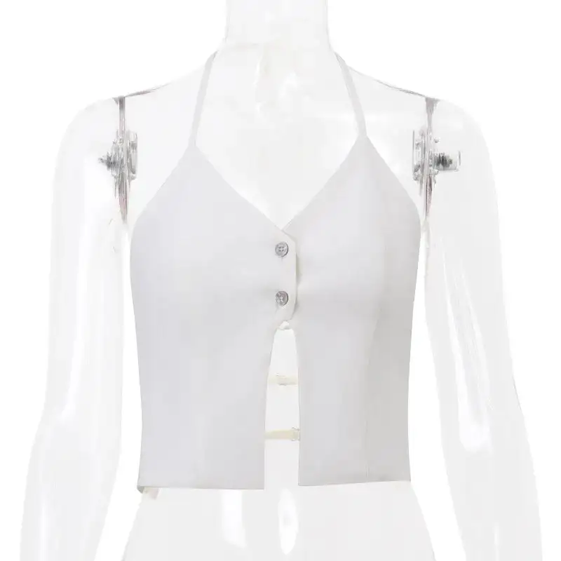 Clean Geometry Halter Neck