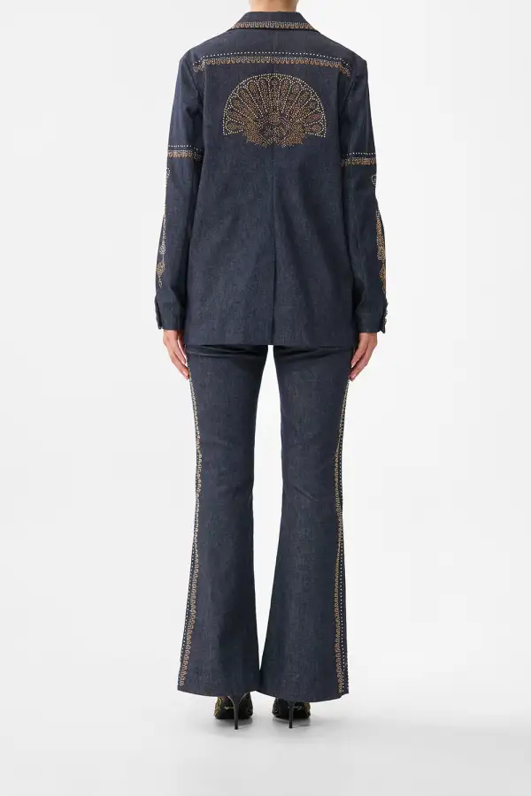 Jacket with Sleeve Cut Out Detail