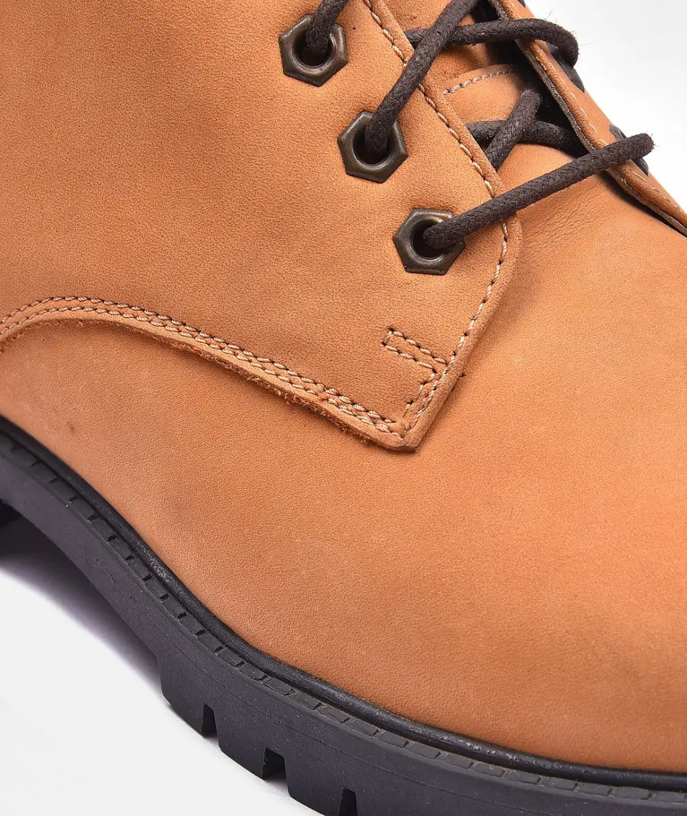 Men's Lace Up Nubuck Leather Everyday Boots