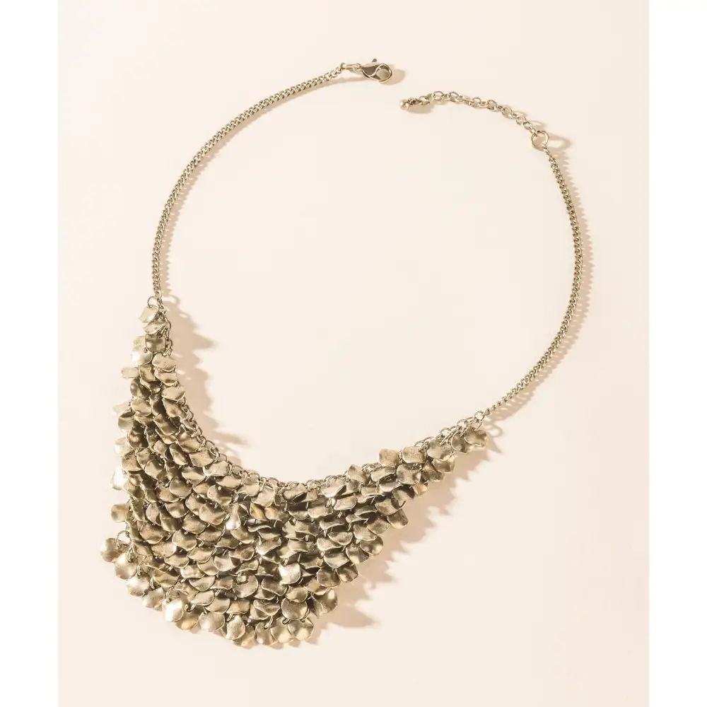 Ornamental Necklace with Chain Detail
