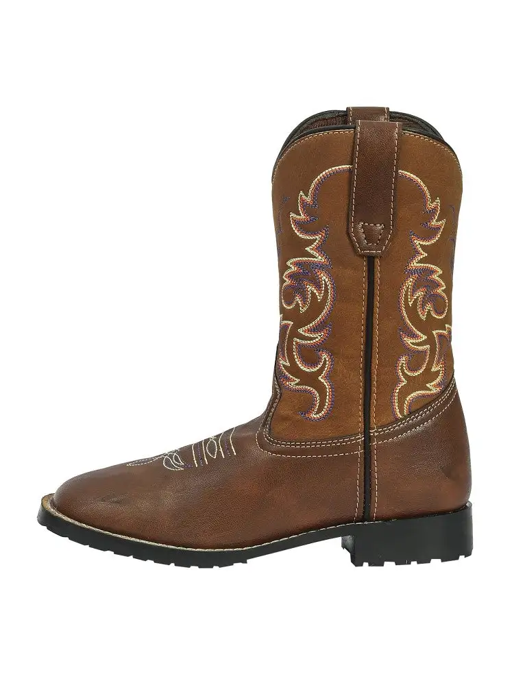 Workwear Men's Denim Boots With Panel