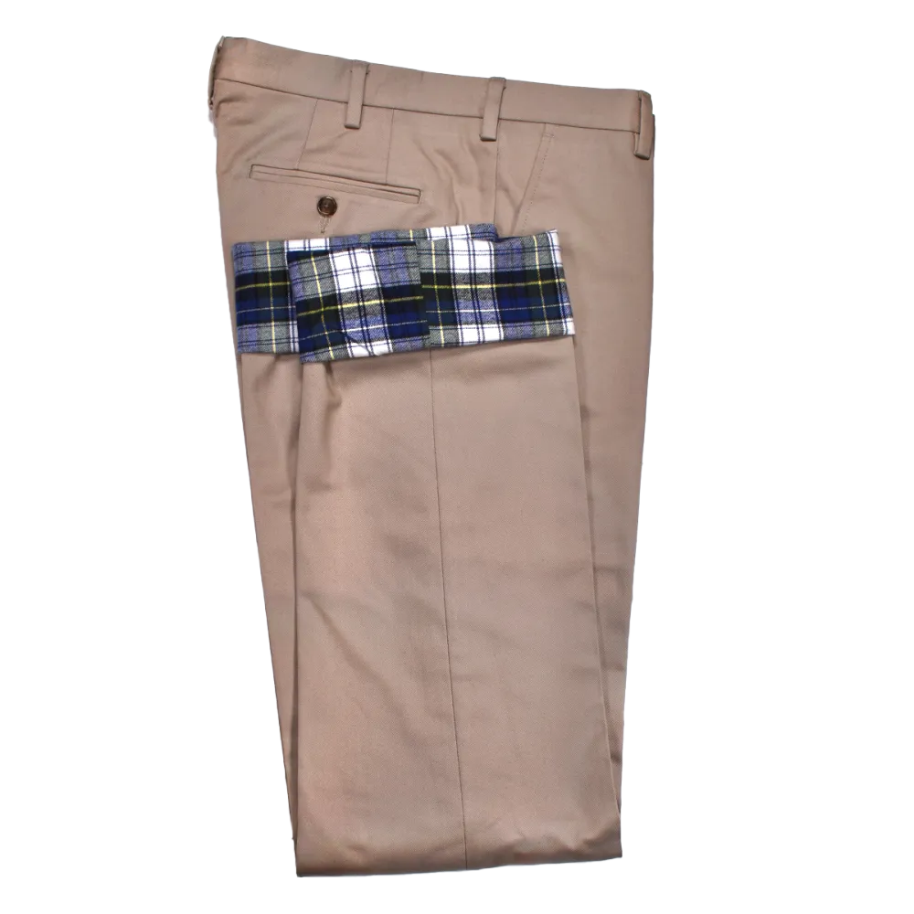 Flannel Performance Flat Front Regular Rise Relaxed Fit Trousers