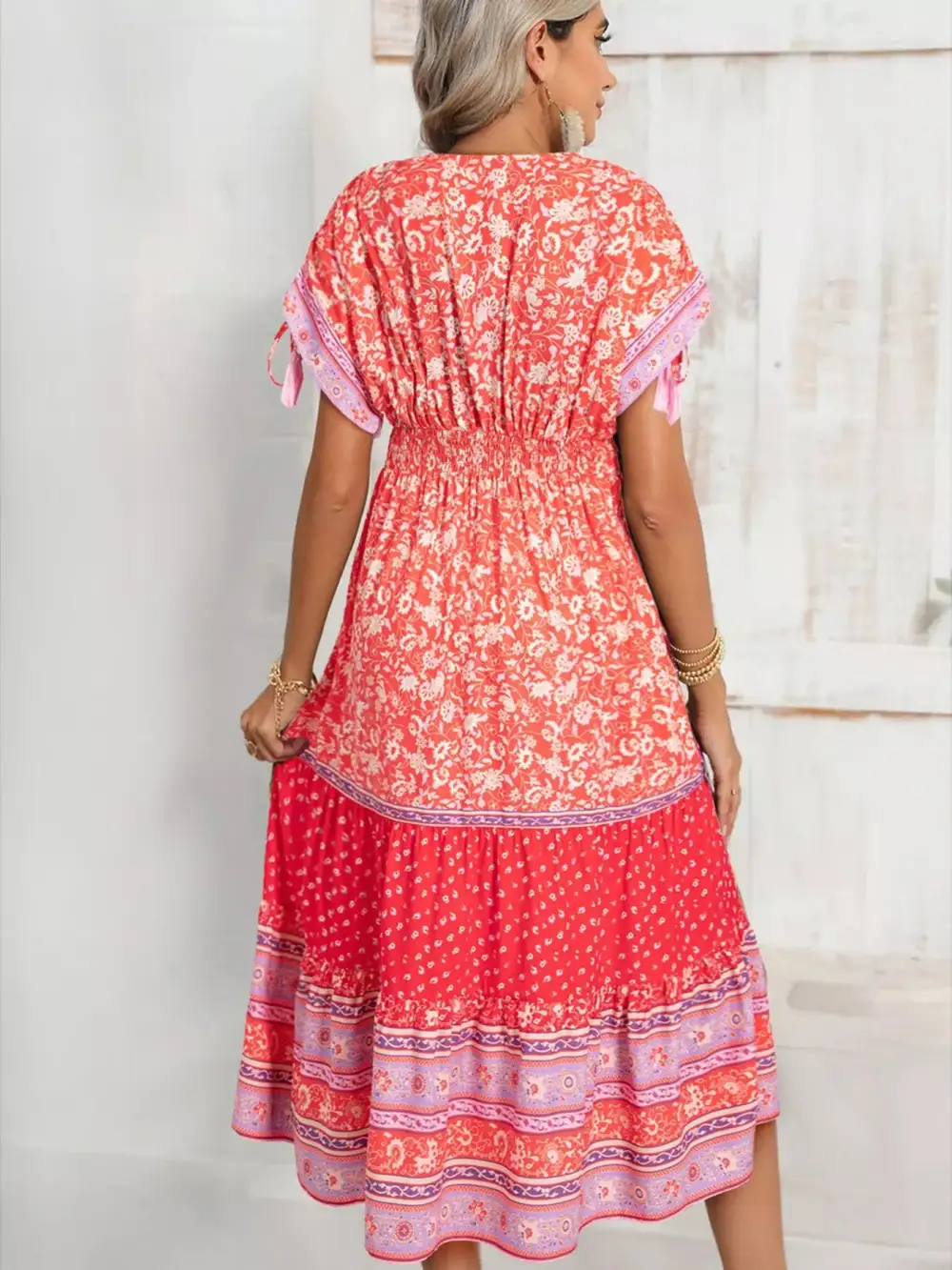 Soft Touch Floral Printed Dress
