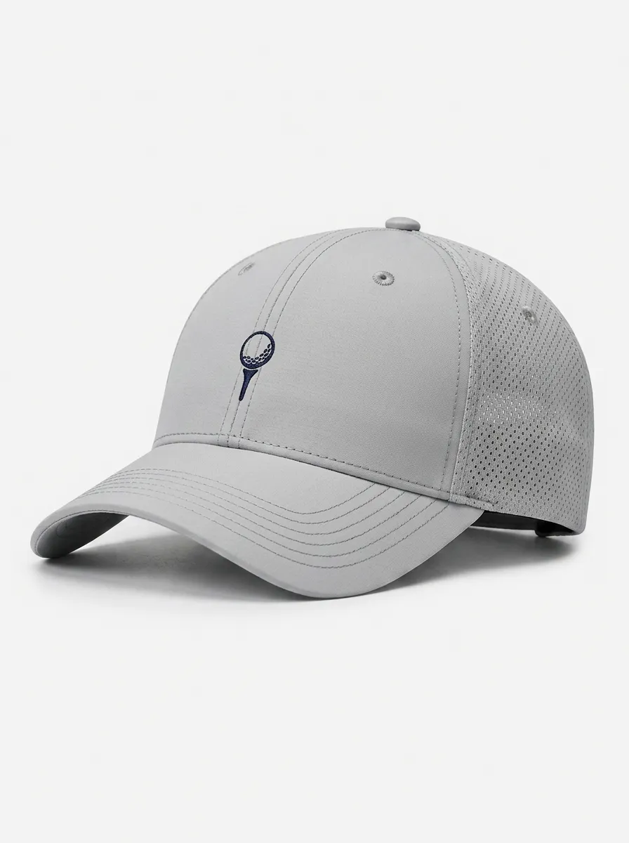 Unisex Golf Lover Golf Ball on Tee Printed Cap