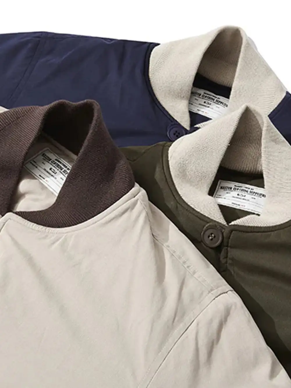 Men's Padded Pocketed Varsity Jacket