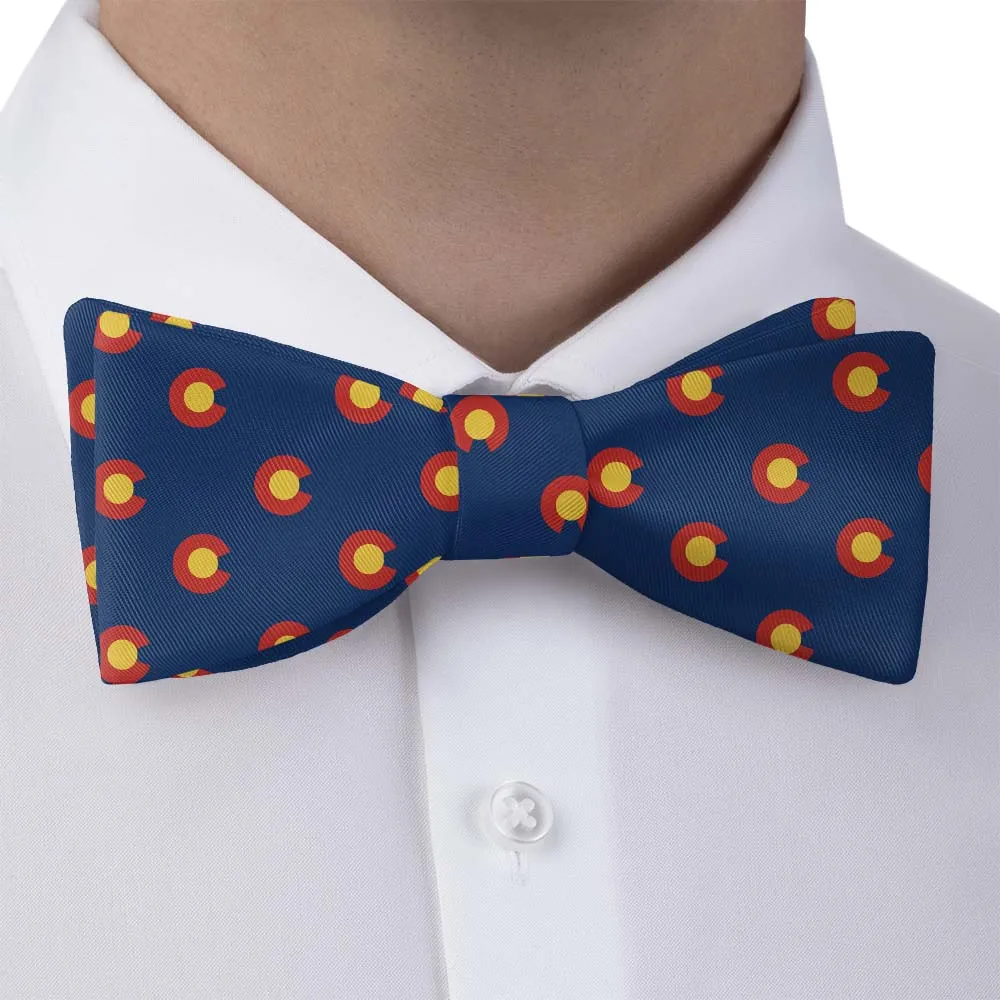 Flag Pattern Bow Tie