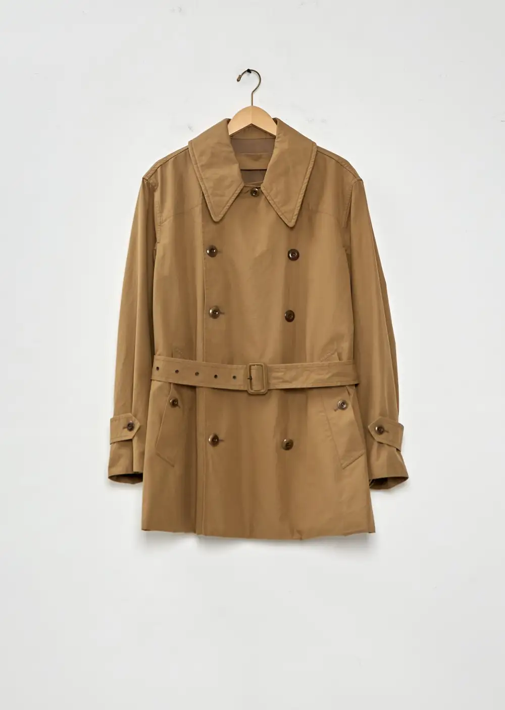 Women's Twill Oversized Double Breasted Trench Coat