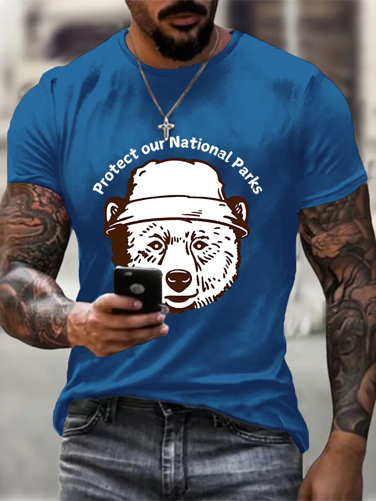 Casual Style Short-Sleeved T-Shirt Prints