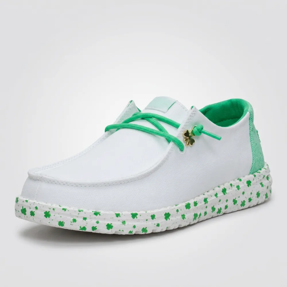 Wendy Shamrock Charm Textile Shoe