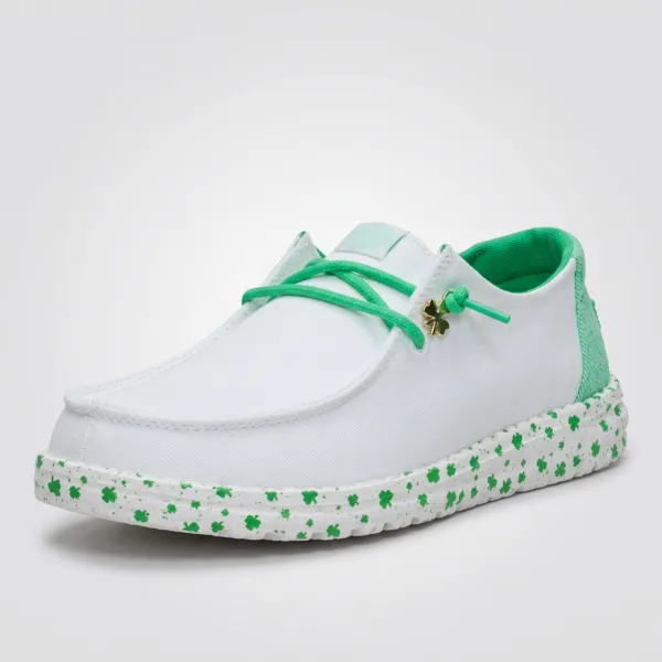 Wendy Shamrock Charm Textile Shoe