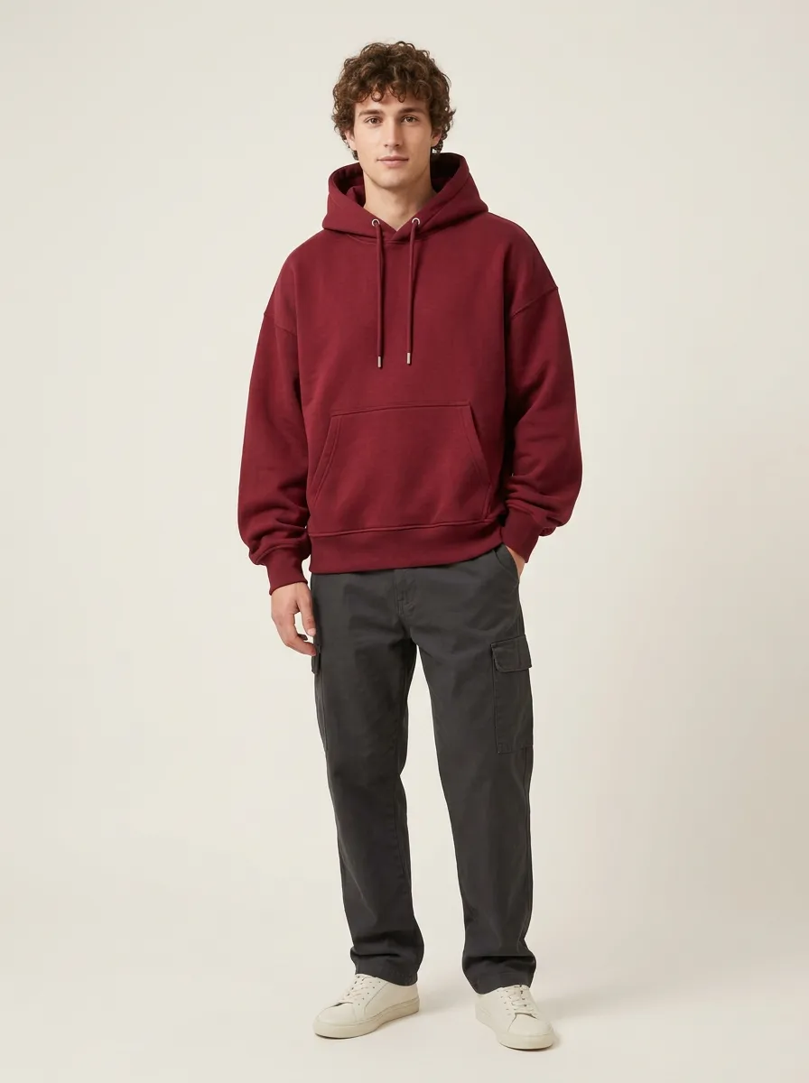 Unisex Minimal All Day Pullover Hoodie
